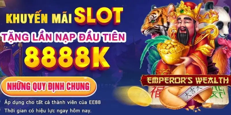 Ưu đãi chào mừng thành viên mới tặng thưởng 8888K